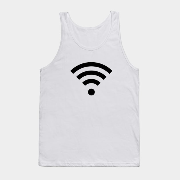 Wifi Signal Tank Top by Fanek